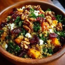 Colorful Autumn Harvest Grain Salad with Cranberries You will Love finished