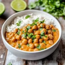 Easy To Make Chickpea Coconut Curry finished