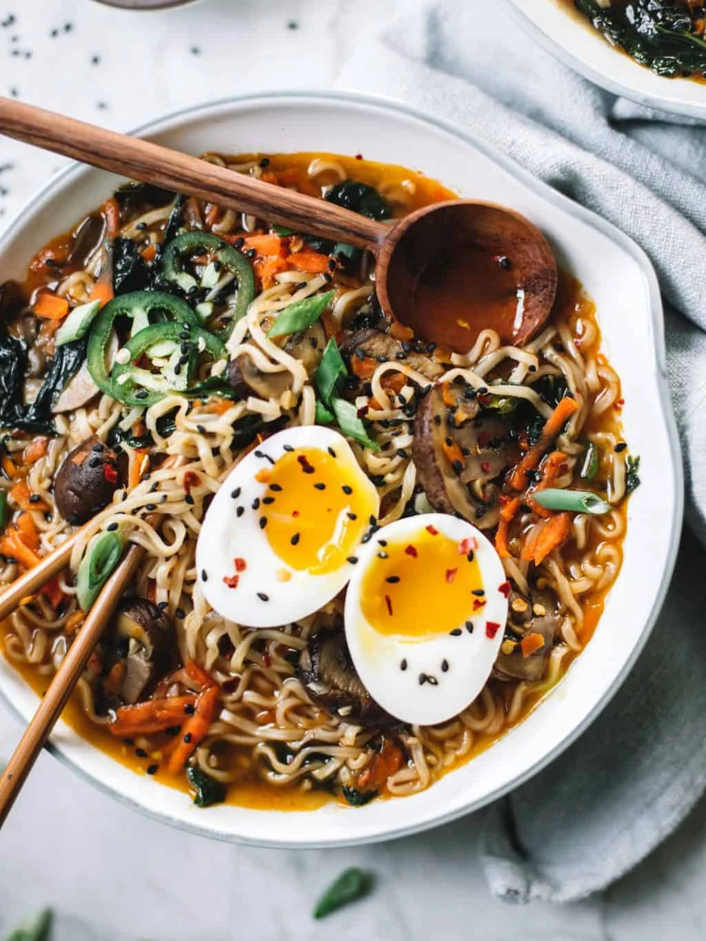 Easy Homemade Healthy Ramen finished