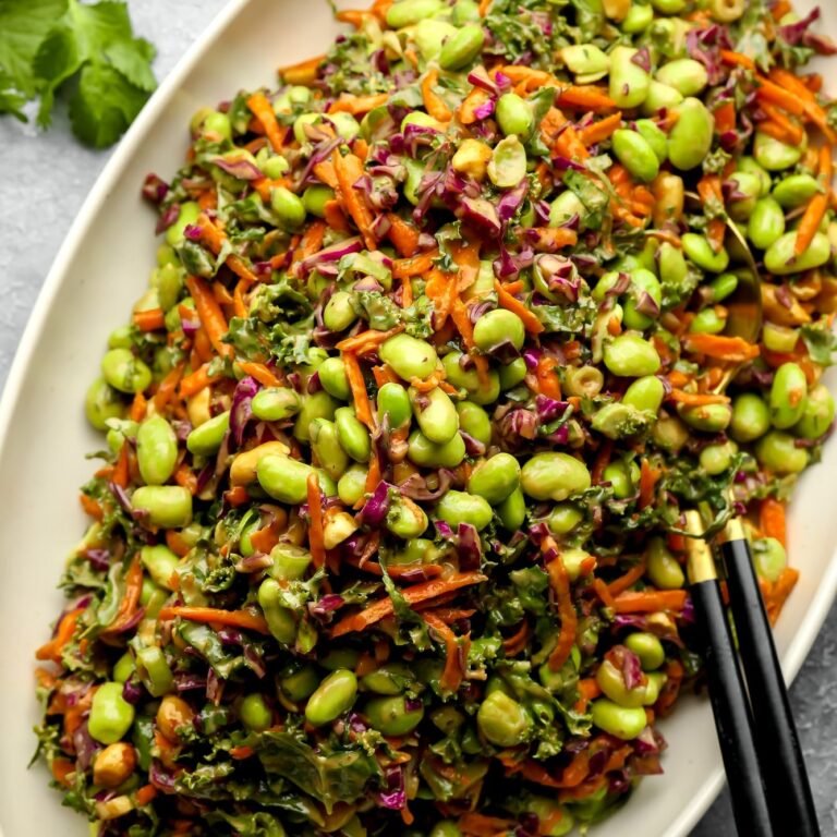 Edamame Salad With Peanut Sauce Recipe