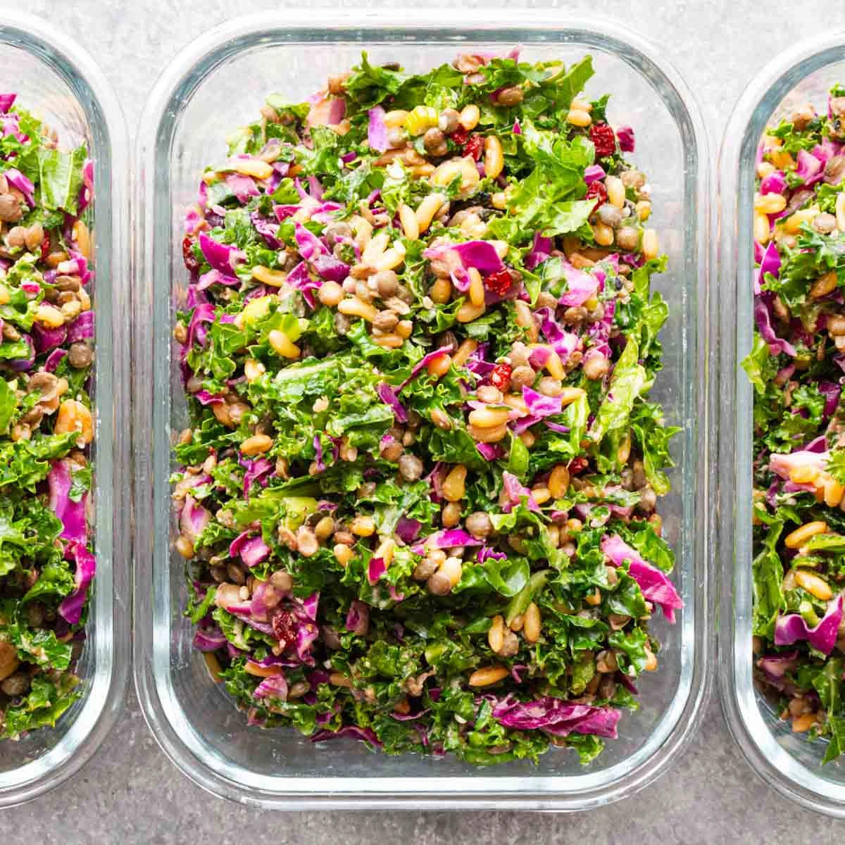 Healthy High-Protein Meal-Prep Salad Recipe finished