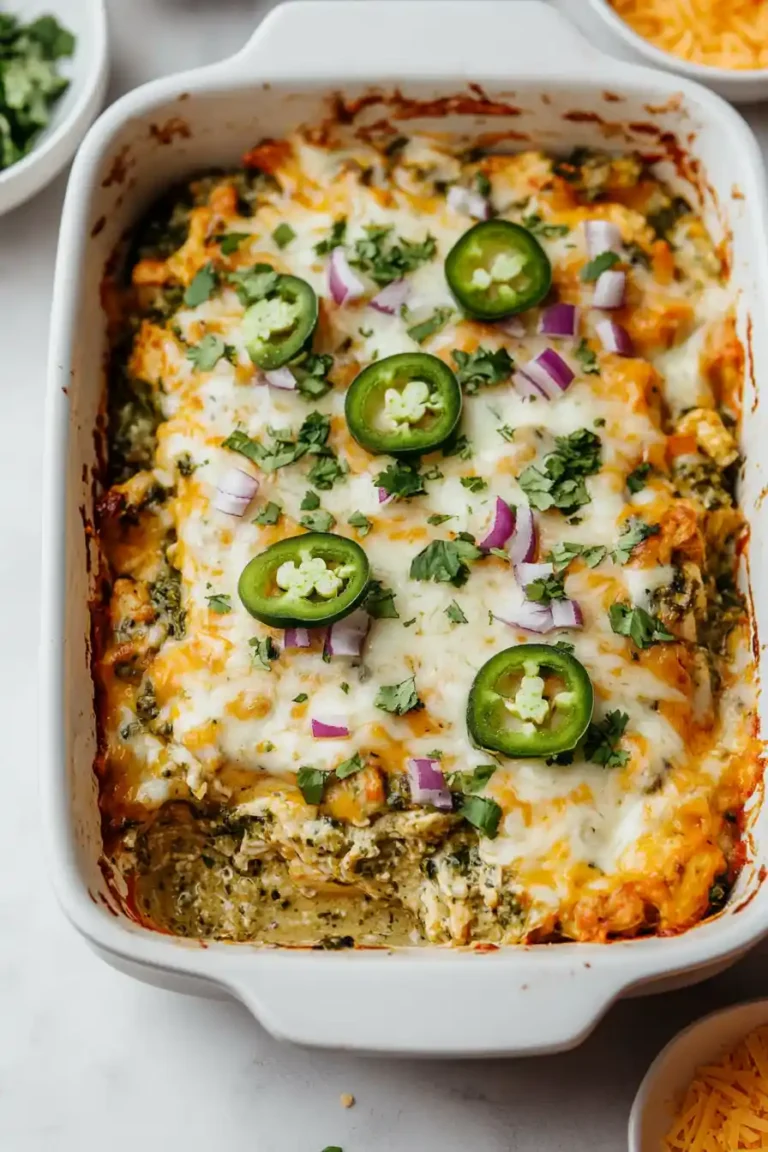 Delicious Salsa Verde Chicken Casserole Recipe