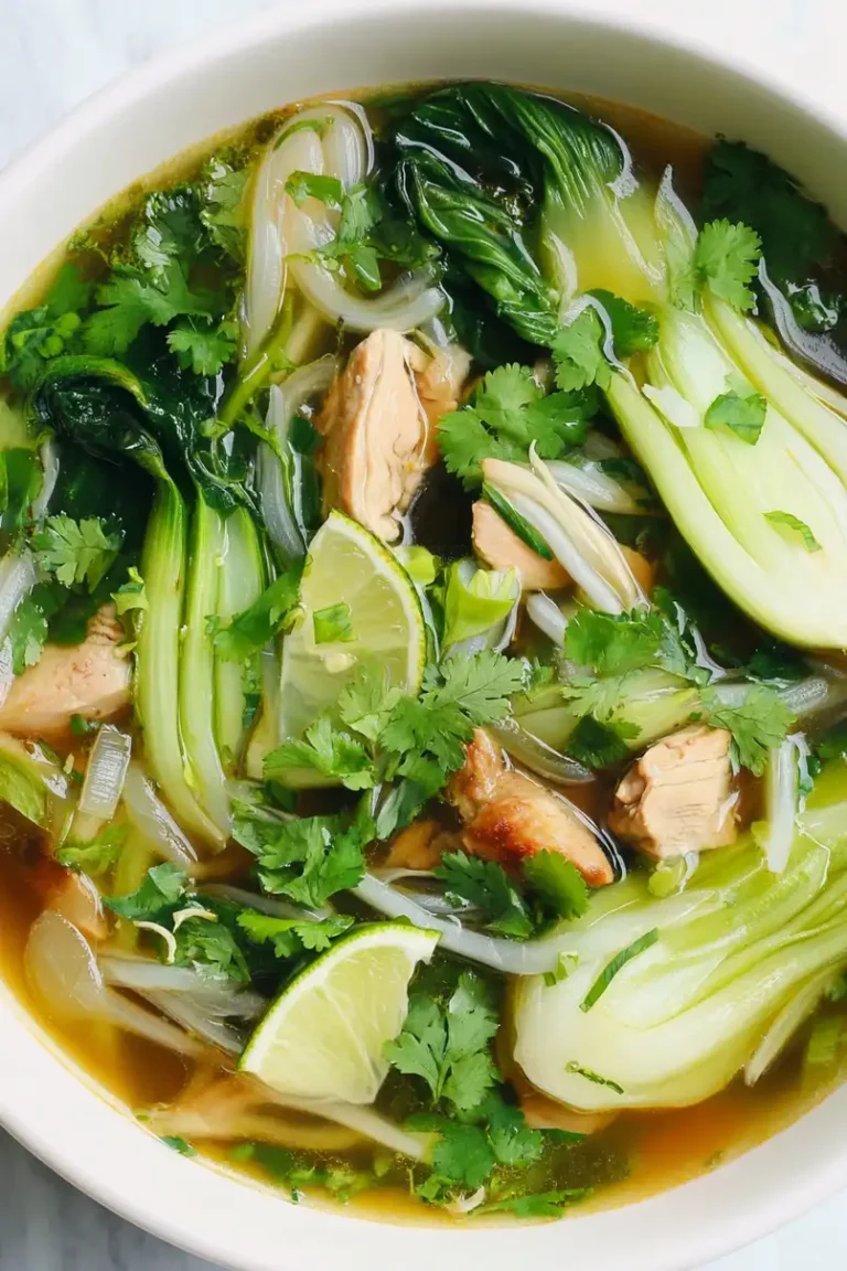 Hearty Bokchoy Chicken Soup Recipe