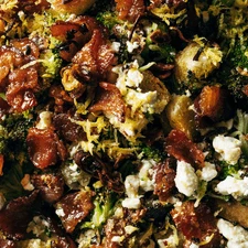 Liz's Roasted Broccoli Salad finished