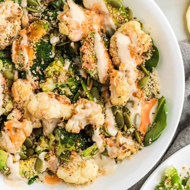 Roasted Cauliflower and Broccoli Salad Recipe