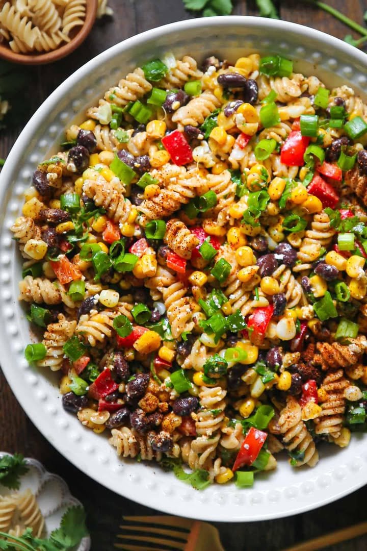 Mexican Street Corn Pasta Salad Recipe