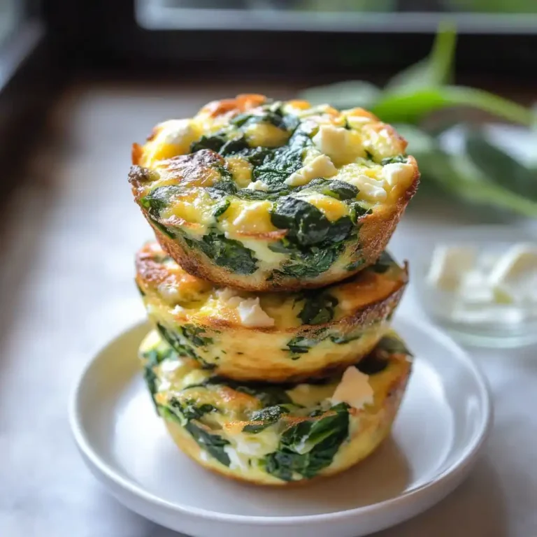 Egg Muffins with Spinach and Feta Recipe