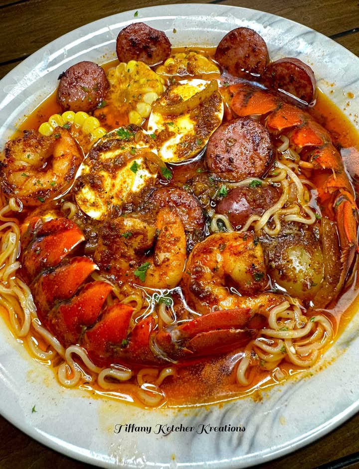 Seafood Boil Ramen Recipe