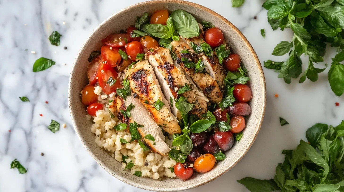 Slow Cooker Mediterranean Chicken finished