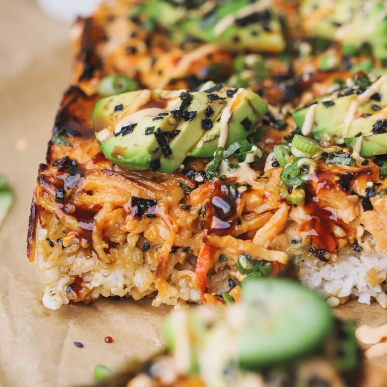 Spicy Salmon Sushi Bake Recipe