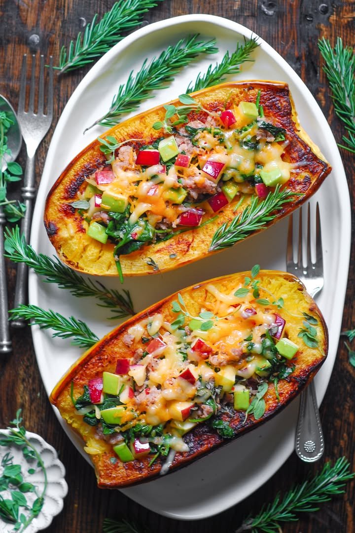 Stuffed Spaghetti Squash Recipe