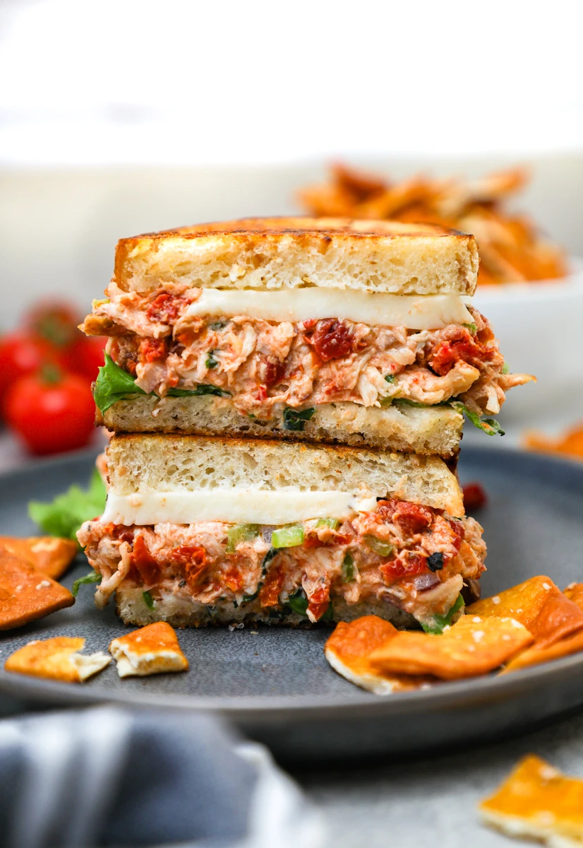 I Love This Sun-Dried Tomato Chicken Salad So Many Ways to Enjoy or Classic chicken salad with a jazzed up twist finished