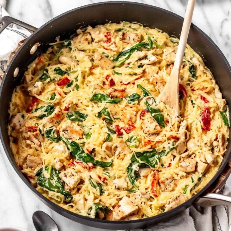 Tuscan Chicken and Spaghetti Squash Recipe