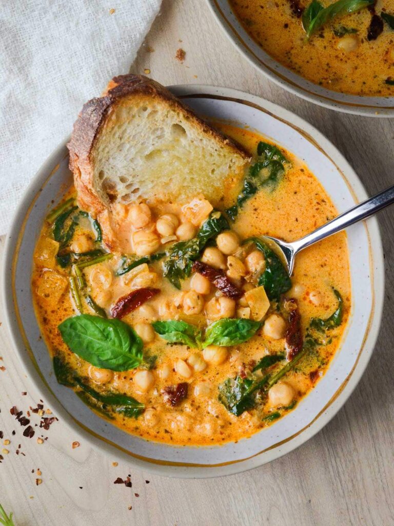 Tuscan Garbanzo Bean Soup Recipe