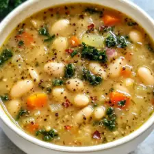Tuscan White Bean & Kale Soup Recipe