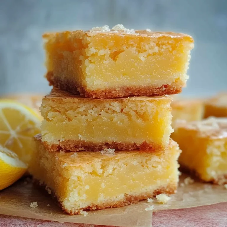 Amazing Lemon Brownies Recipe
