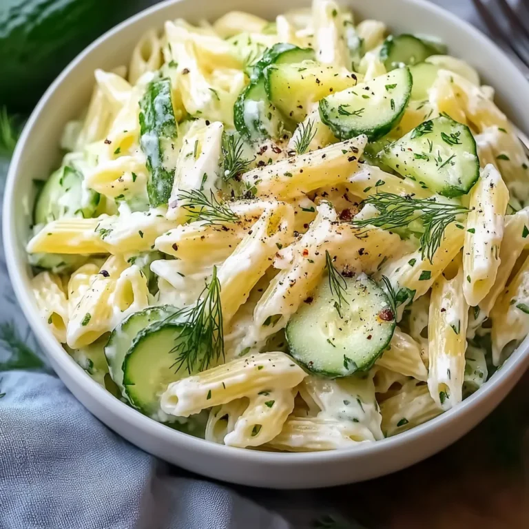 Healthy Cucumber Pasta Salad Recipe