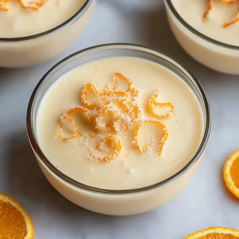 Creamy White Chocolate Orange Mousse Recipe