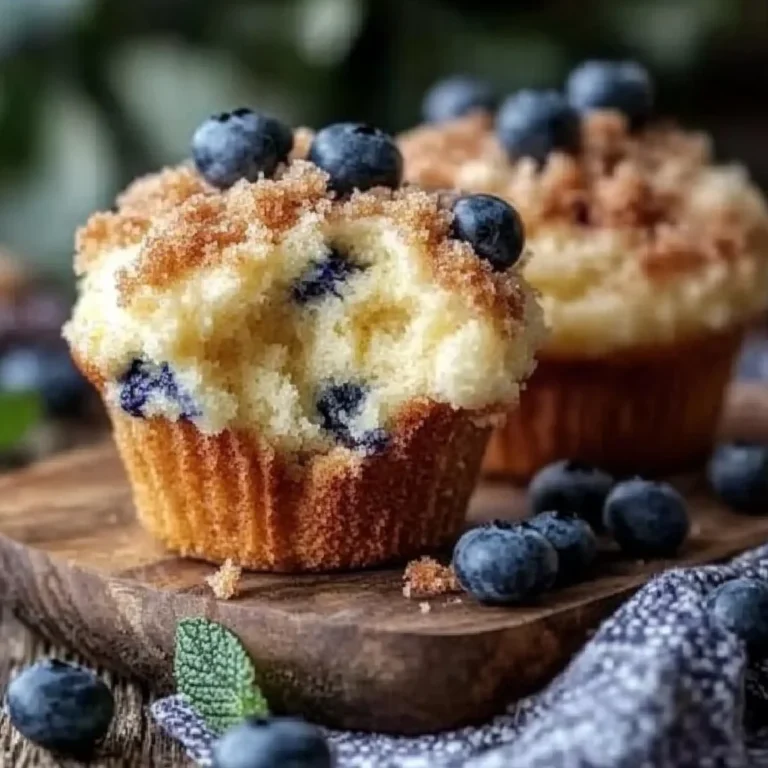 Blaubeer-Cheesecake-Muffins mit Streuseln Recipe
