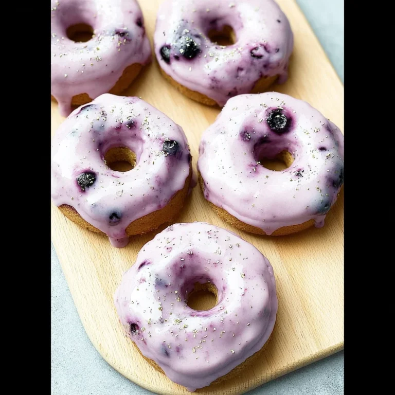 Wild Blueberry Cake Donuts Recipe