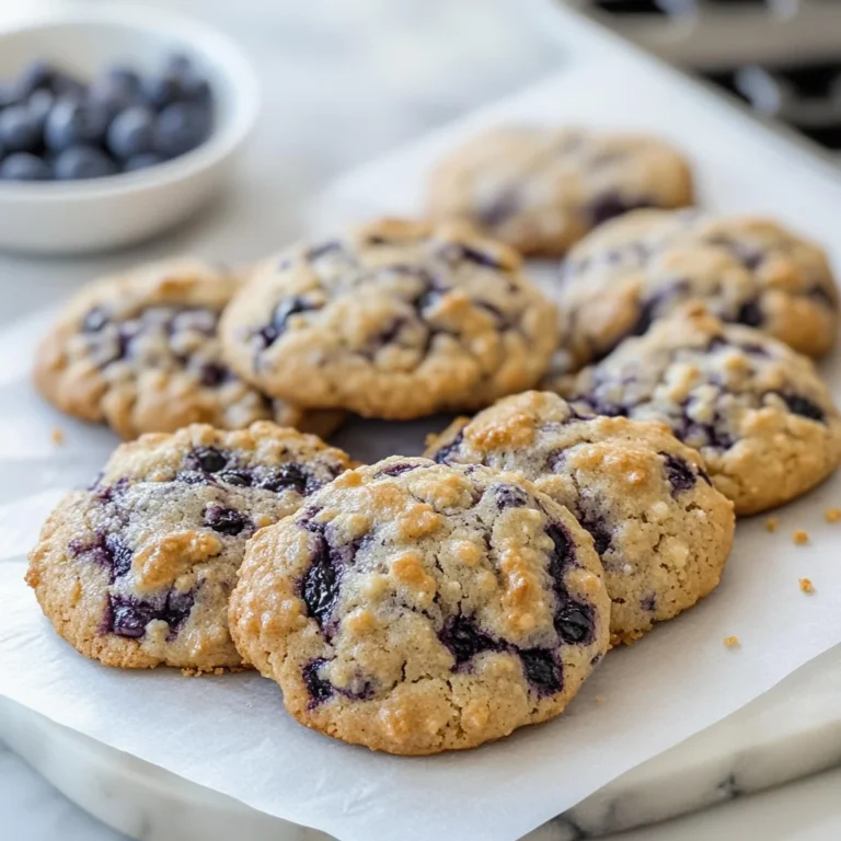 Crumbl Blueberry Muffin Cookies Recipe