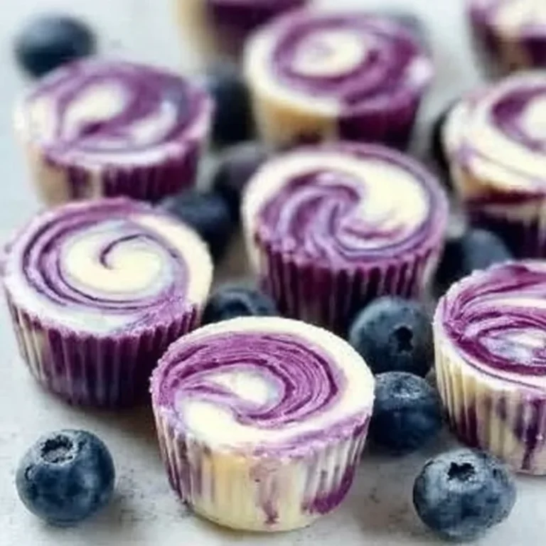 Blueberry Swirl Yogurt Bites Recipe