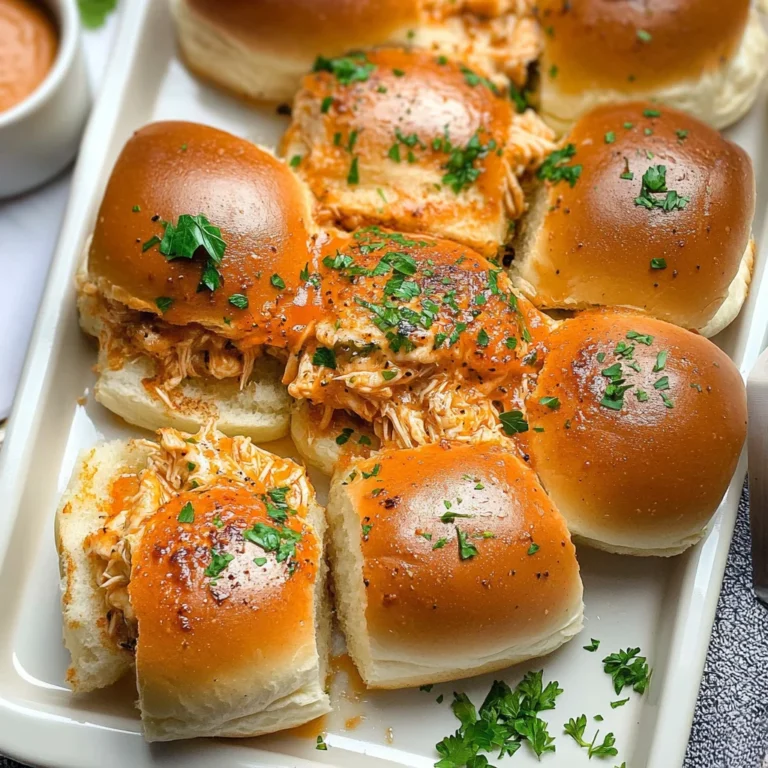 Spicy Buffalo Chicken Sliders Recipe