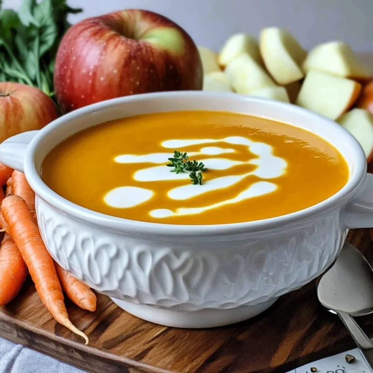 Apple Carrot Ginger Soup Recipe