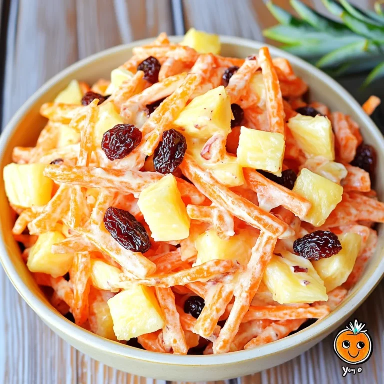 Carrot Raisin Salad with Pineapple Recipe