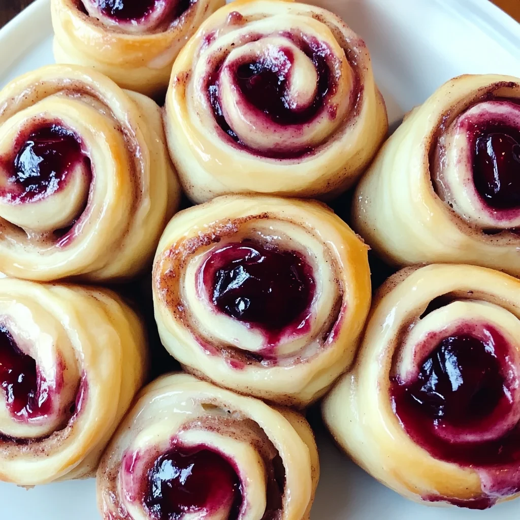 Cherry Cinnamon Rolls with Homemade Filling - Made in Motherhood image-3