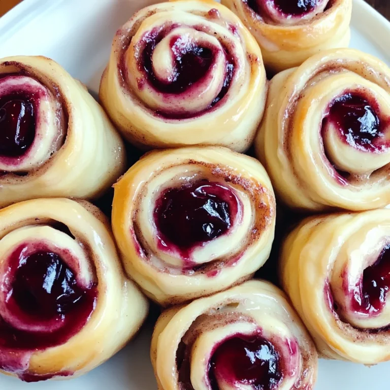 Cherry Cinnamon Rolls with Homemade Filling Recipe