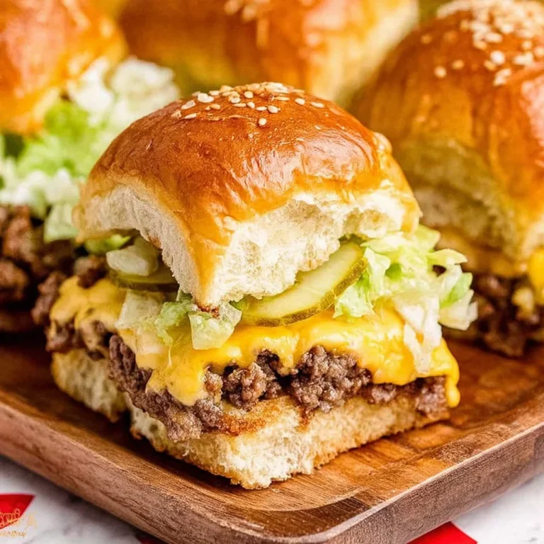 Big Mac Sliders Recipe Easy