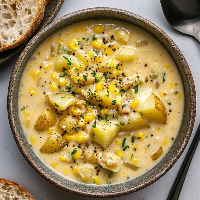 One-Pot Corn & Potato Chowder Recipe