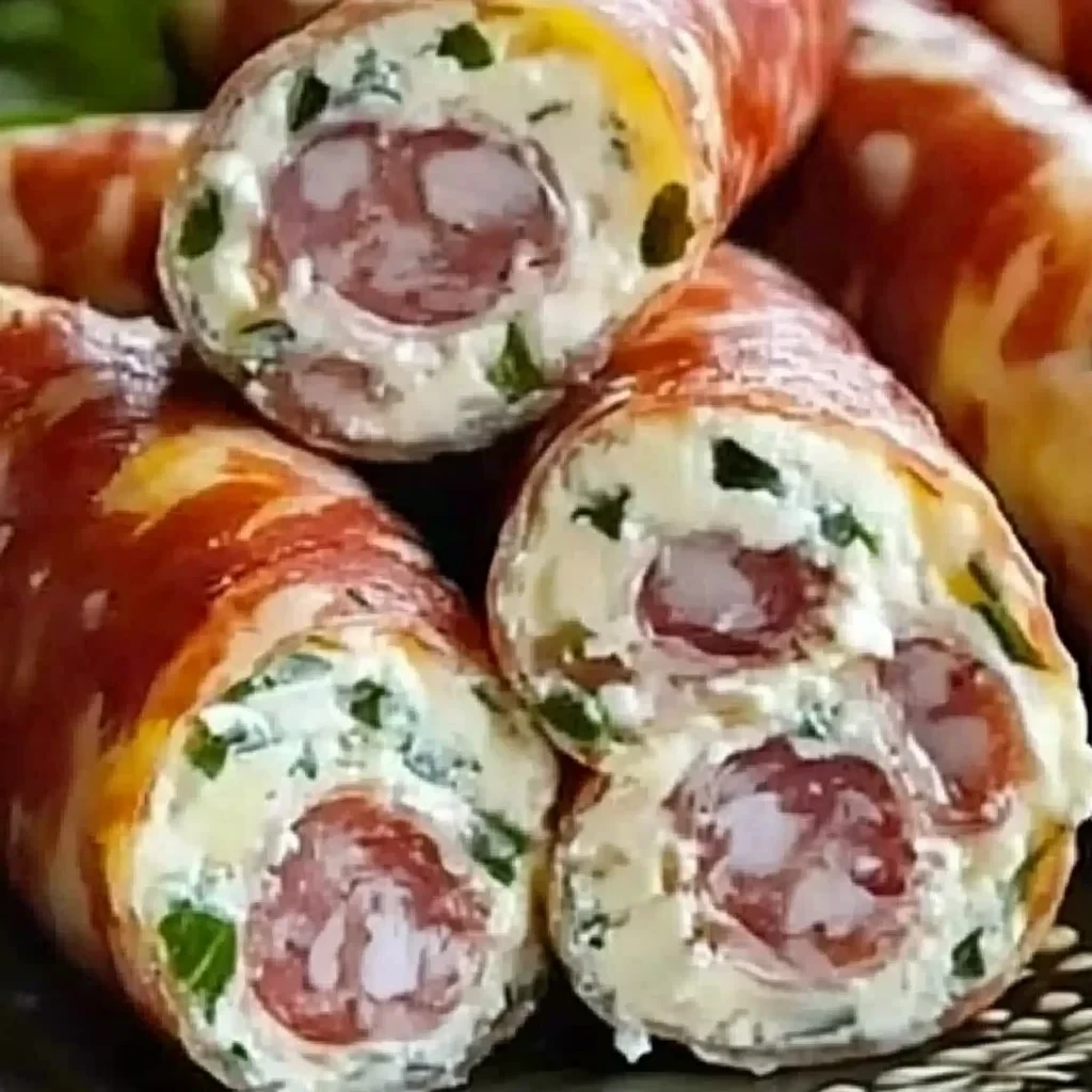 Cream Cheese Salami Roll Ups image-3
