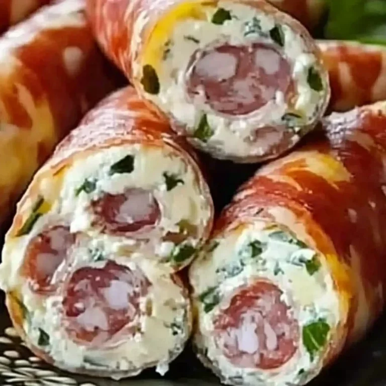 Cream Cheese Salami Roll Ups Recipe