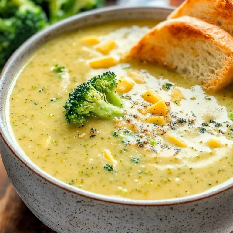 Cream of Broccoli Soup Recipe