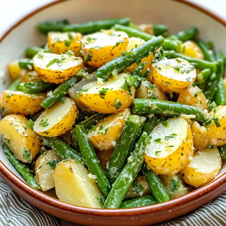 Quick Green Bean Potato Salad Recipe