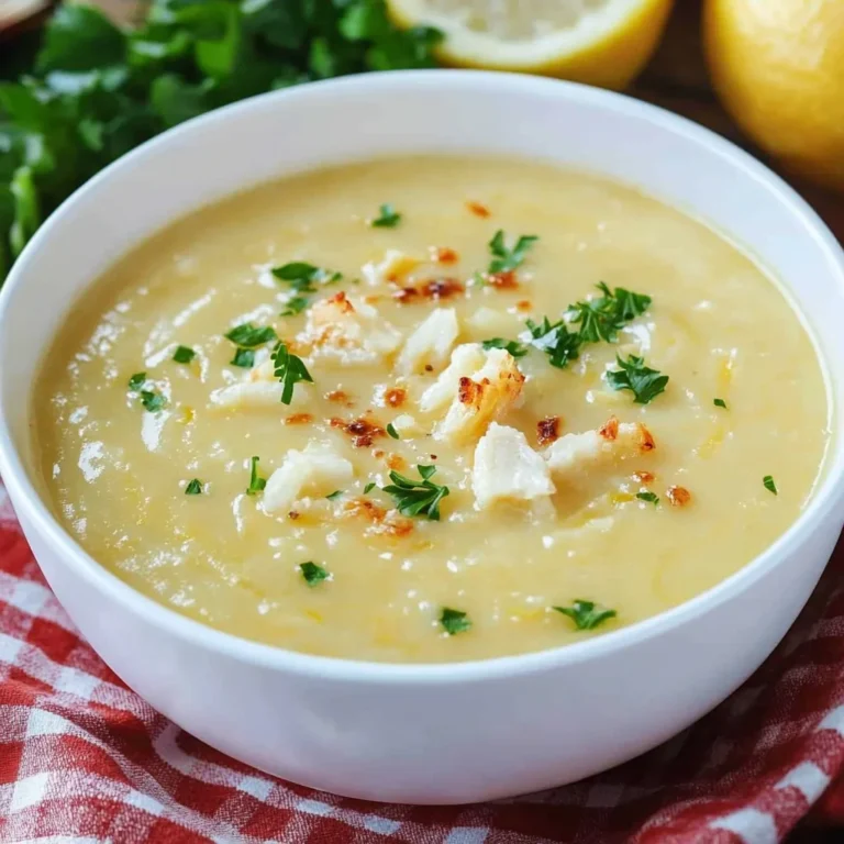 Creamy Lemon Rice Soup Recipe