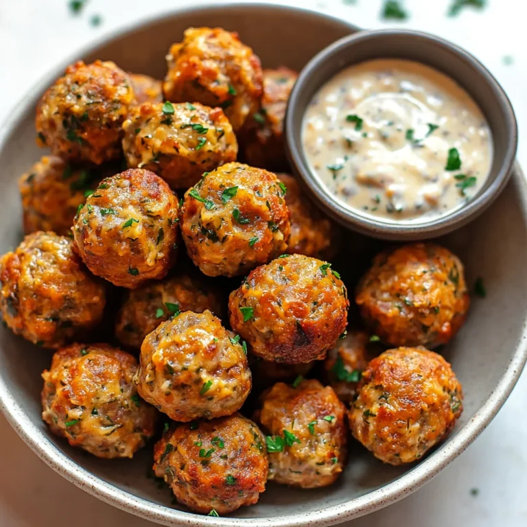 Creole Sausage Balls With Remoulade Dipping Sauce Recipe