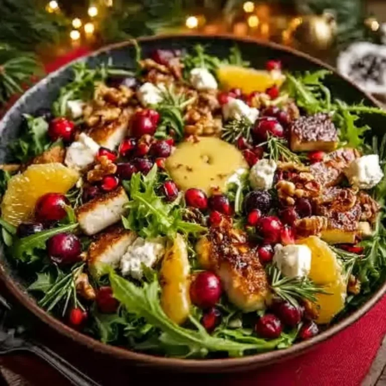 Christmas Salad With Honey Mustard Dressing Recipe