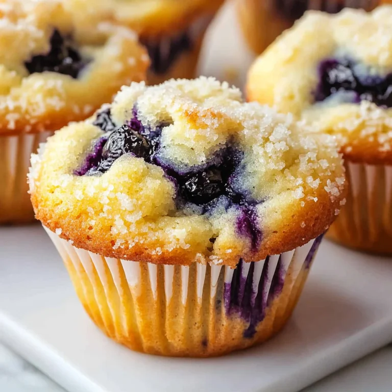 Ultimate Moist & Flavourful Blueberry Muffins Recipe