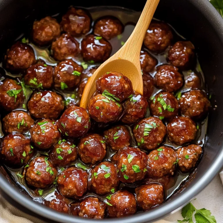 Easy Grape Jelly Meatballs Recipe