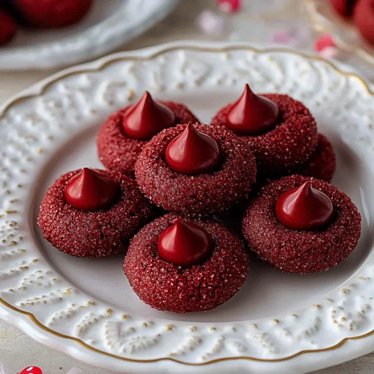 Hershey’s Red Velvet Blossoms Recipe