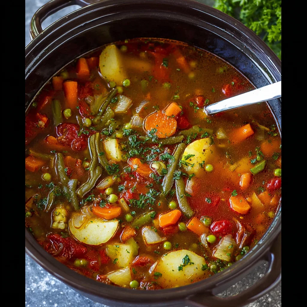 Easy Vegetable Soup Recipe image-2