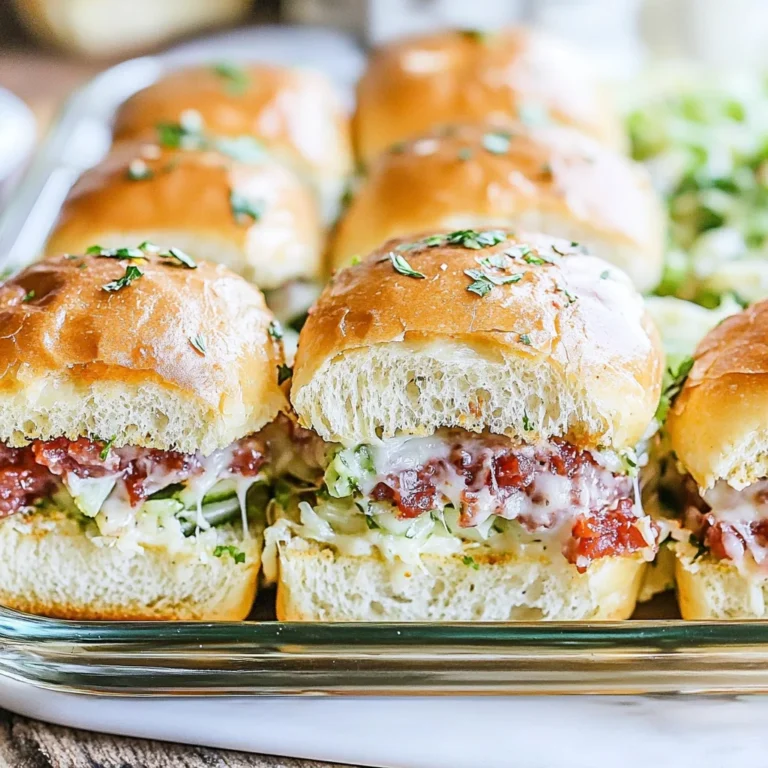 Italian Grinder Sliders Recipe