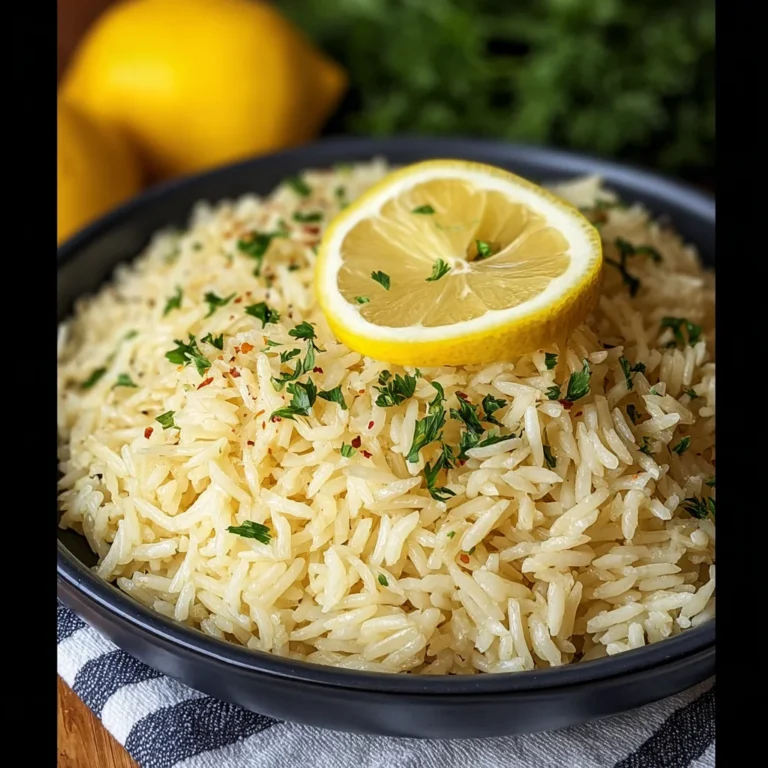 Greek Lemon Rice Recipe