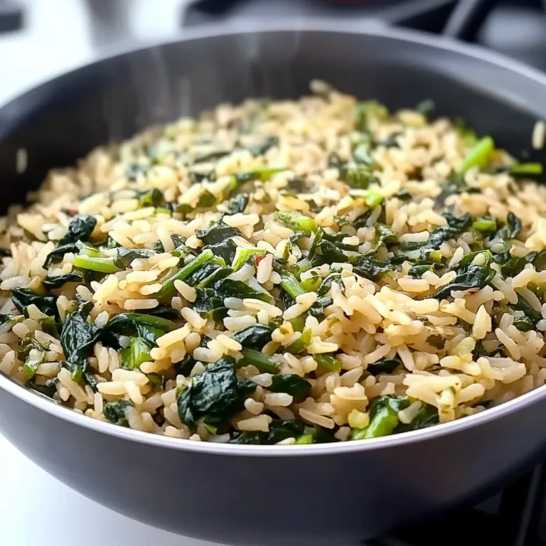 Flavorful Spinach Rice Recipe