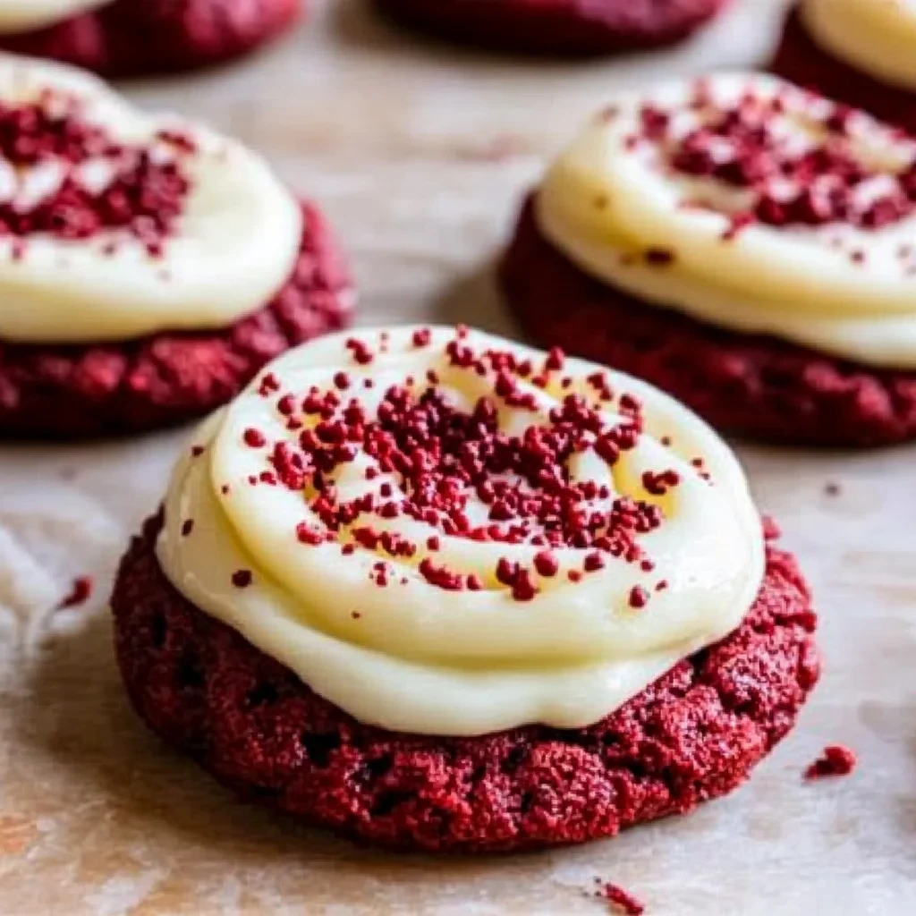 how to make frosted red velvet cookies image-3