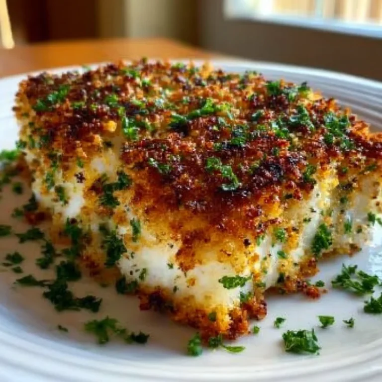 Garlic Parmesan Crusted Halibut: 15-Minute Baked Perfection Recipe