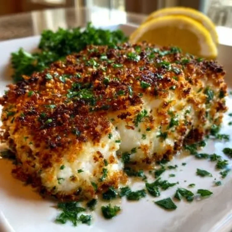 Garlic Parmesan Crusted Halibut: 15-Minute Baked Perfection Recipe
